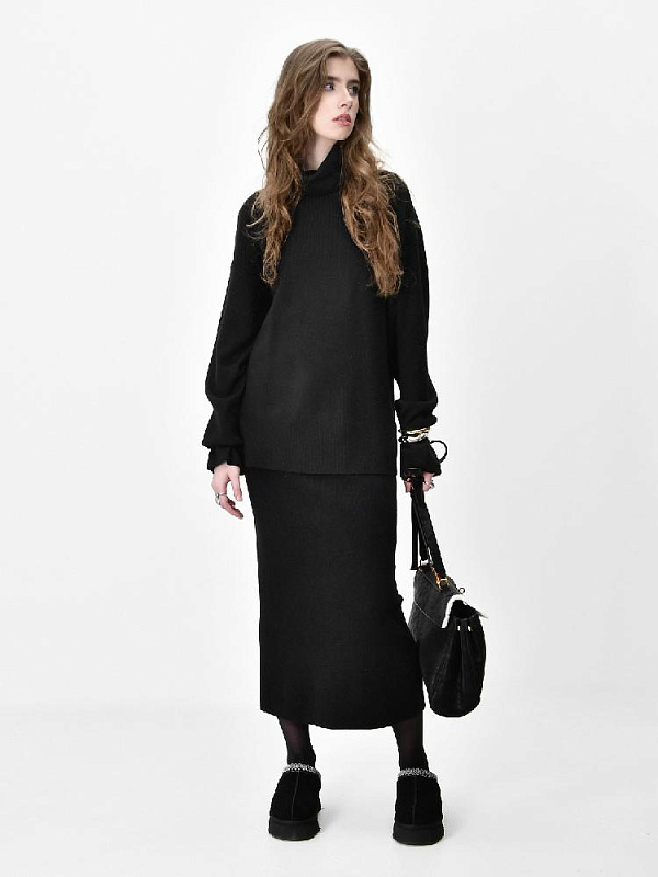 Костюм (02KS свитер+юбка)